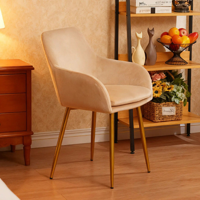 Dining Chair Set For Dining Rooms (Set of 2) - Beige by HouseOfZazla