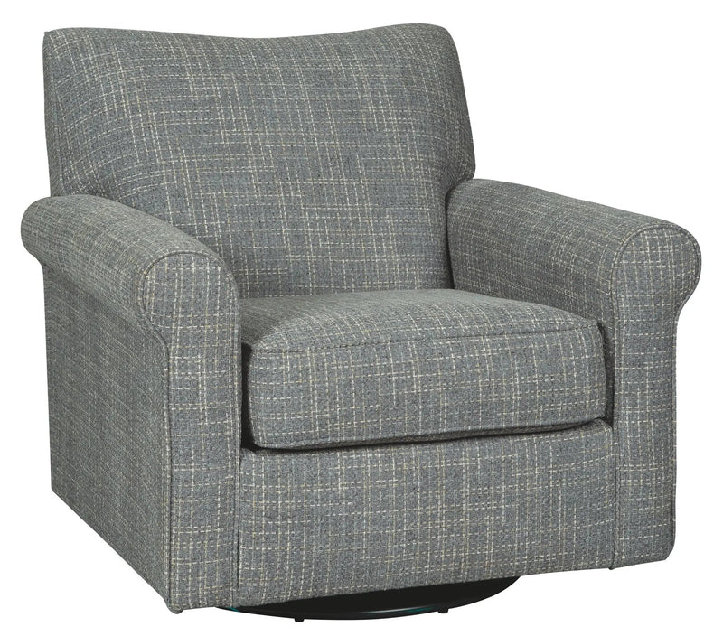 Renley - Swivel Glider Accent Chair - Ash by Unique Piece Furniture