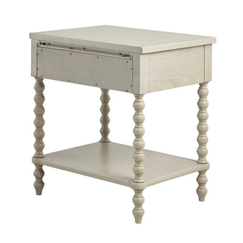 Traditional Durable Nightstand Table With Drawer And Shelf by Unique Piece Furniture