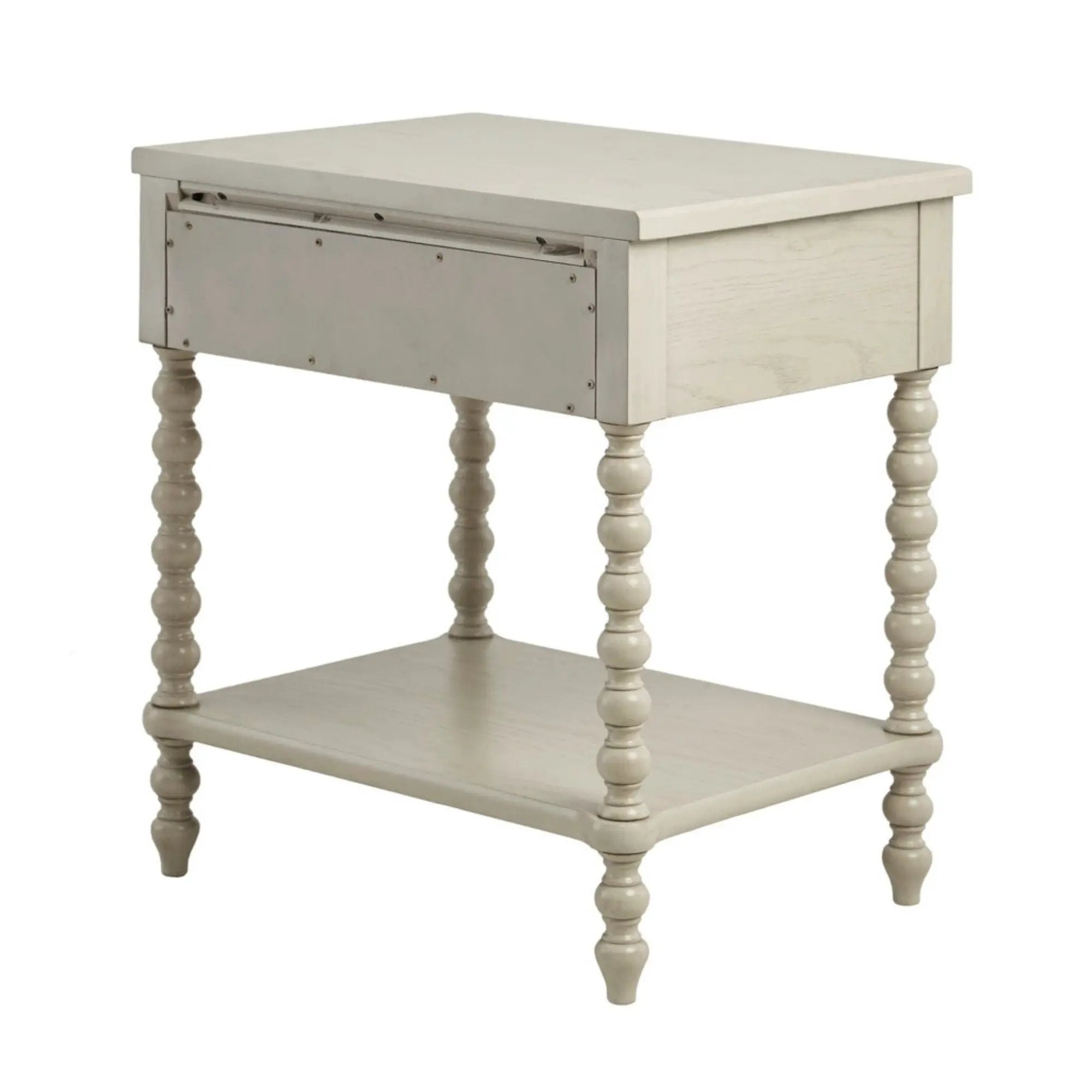Traditional Durable Nightstand Table With Drawer And Shelf by HouseOfZazla