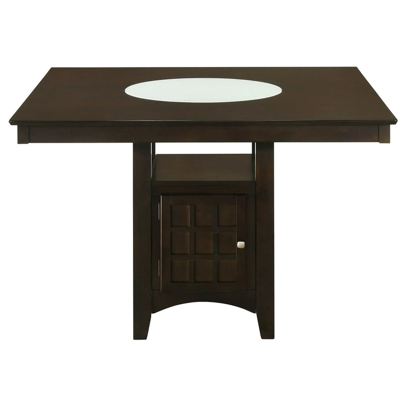 Gabriel 5-piece Square Counter Height Dining Set Cappuccino by Unique Piece Furniture