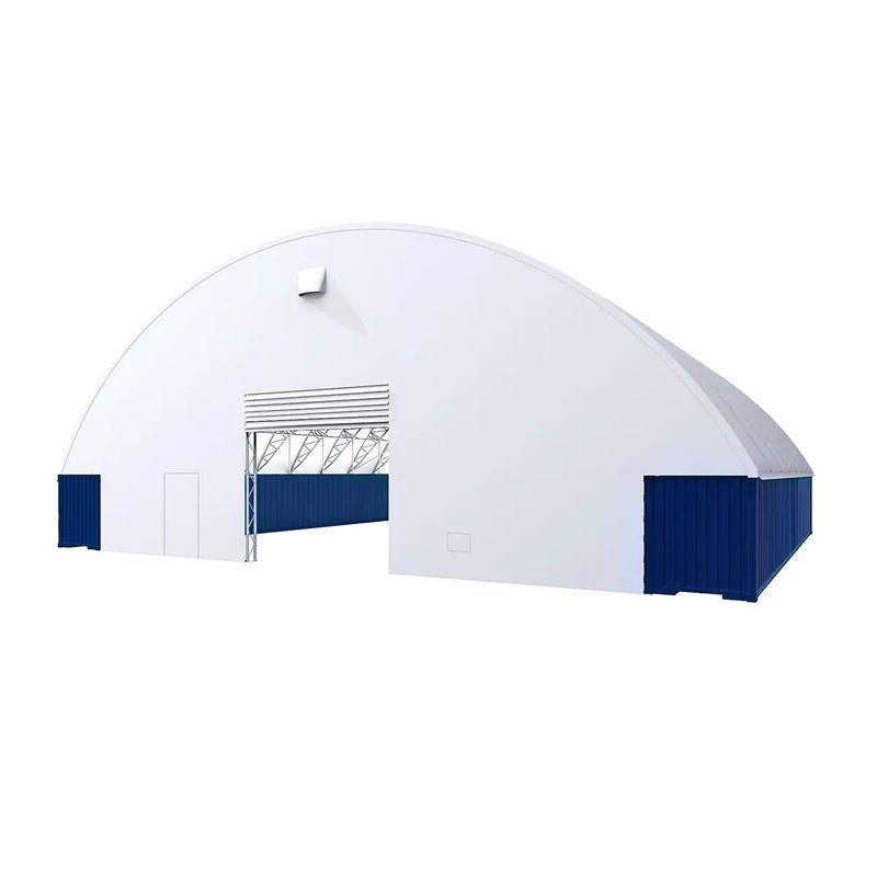 80'x80'x25' Double Truss Container Canopy Shelter– Reinforced Series by Chery Industrial