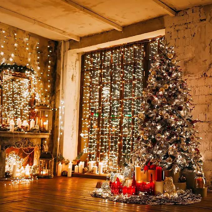 2 Pack Battery Operated String Lights with Remote Timer Waterproof 8 Modes 16.4ft 50 LED String Lights for Bedroom,Garden,Party,Xmas Tree Indoor Outdoor Decorations, Warm White by GreenHaven Gardens