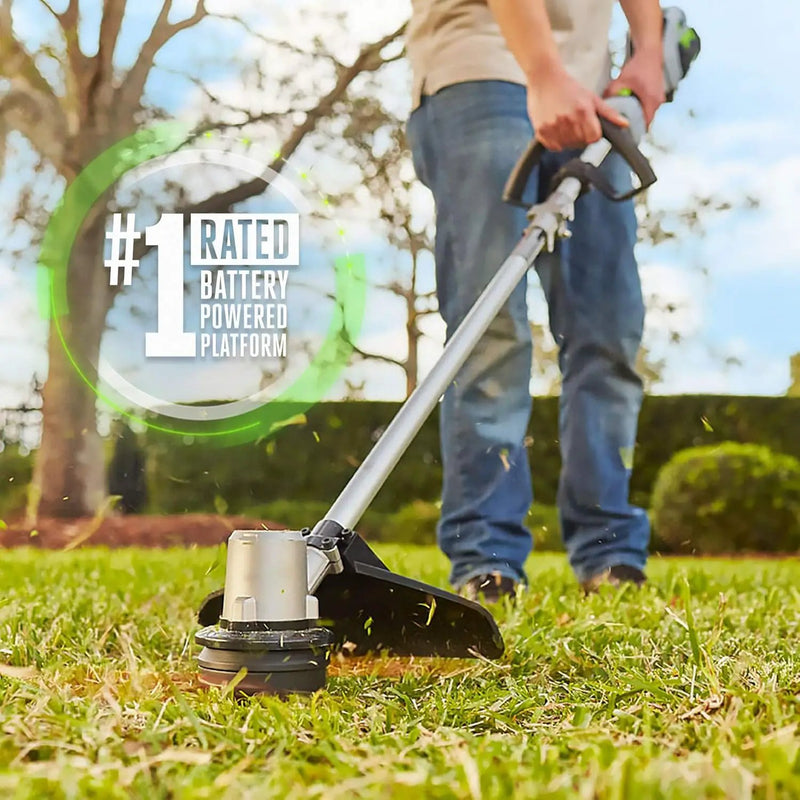 EGO POWER+ Combo, Cordless Trimmer and Blower, 15" Trimmer for Weeds and Grass with Rapid Reload and Cordless Electric 530 CFM Blower, Includes 56V 2.5Ah Battery and Charger - ST1502LB by GreenHaven Gardens