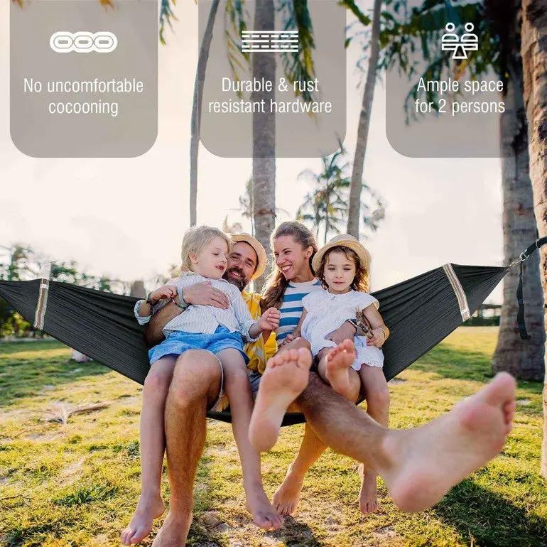 Tranquillo Universal 2-Person Double Hammock for Ultimate Relaxation by Megsu