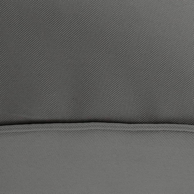 Classic Accessories Montlake Water-Resistant 23 x 20 x 4 Inch Patio Lounge Back Cushion, Light Charcoal Grey, Outdoor Loveseat Cushions by GreenHaven Gardens