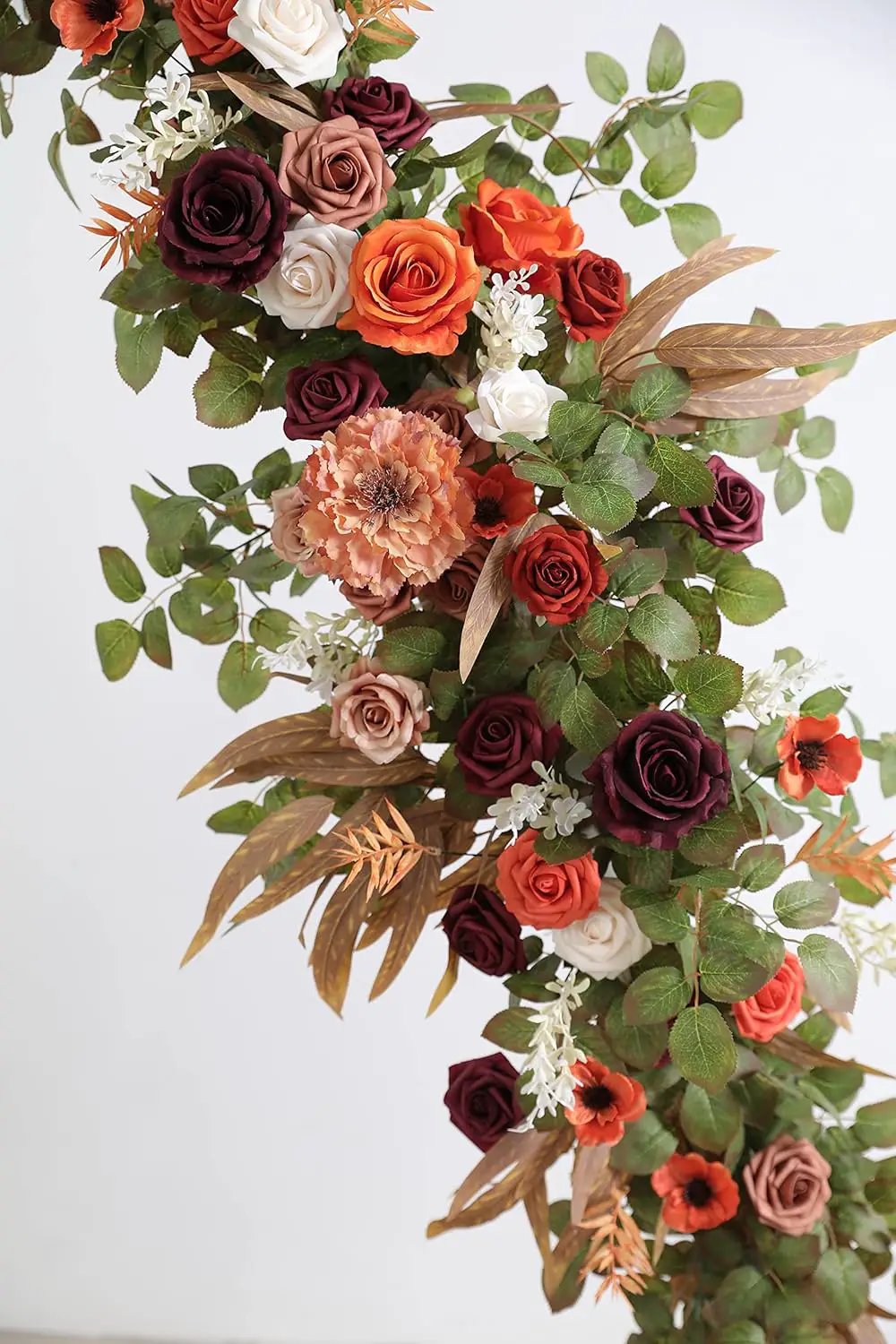 Artificial Flowers Combo Box Set Silk Fake Flowers with Foliage for DIY Wedding Bouquet Cake Flower Table Centerpieces by GreenHaven Gardens