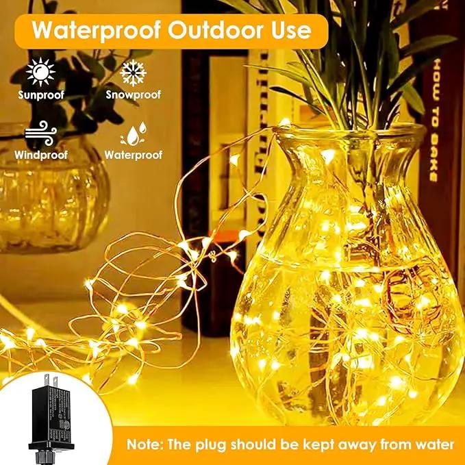 66Ft 200 LED Fairy Lights Plug in, Waterproof String Lights Outdoor & Indoor 8 Modes Christmas Light Bedroom Decor, Timer Twinkle Lights for Girl's Room Garden Party Christmas Decorations (Warm White) by GreenHaven Gardens