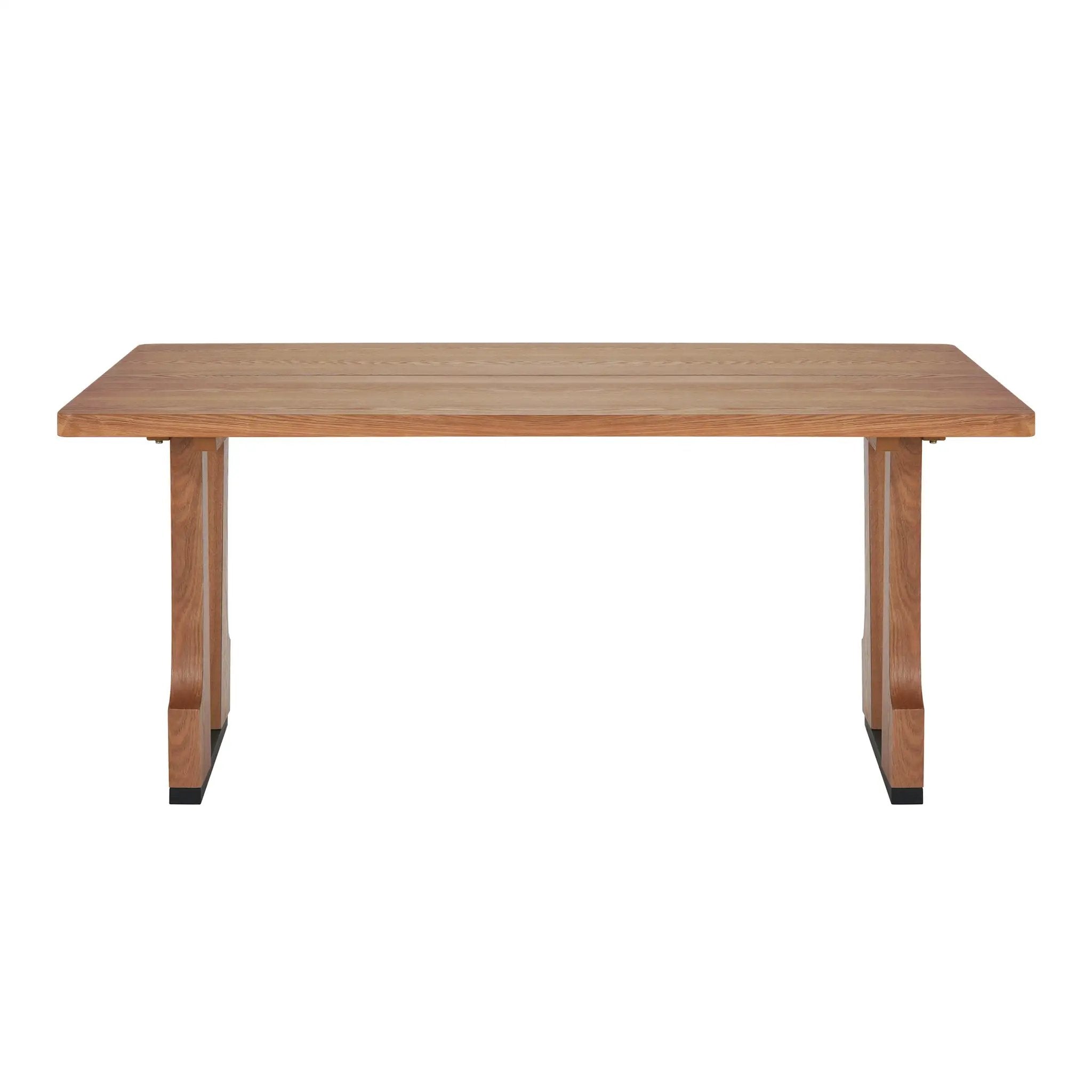 63" Rectangular Dining Table (Natural Color) by HouseOfZazla