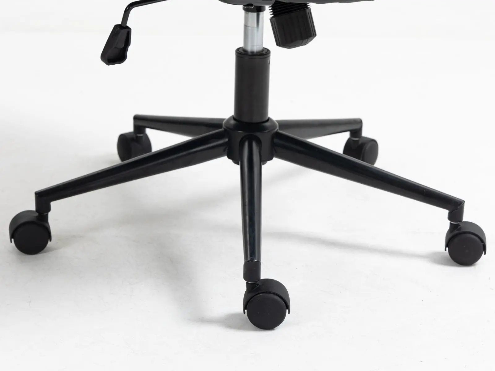 Office Chair, Mid Back Home Office Desk Task Chair With Wheels And Arms Ergonomic Computer Rolling Swivel Chair With Padded Armrest by HouseOfZazla