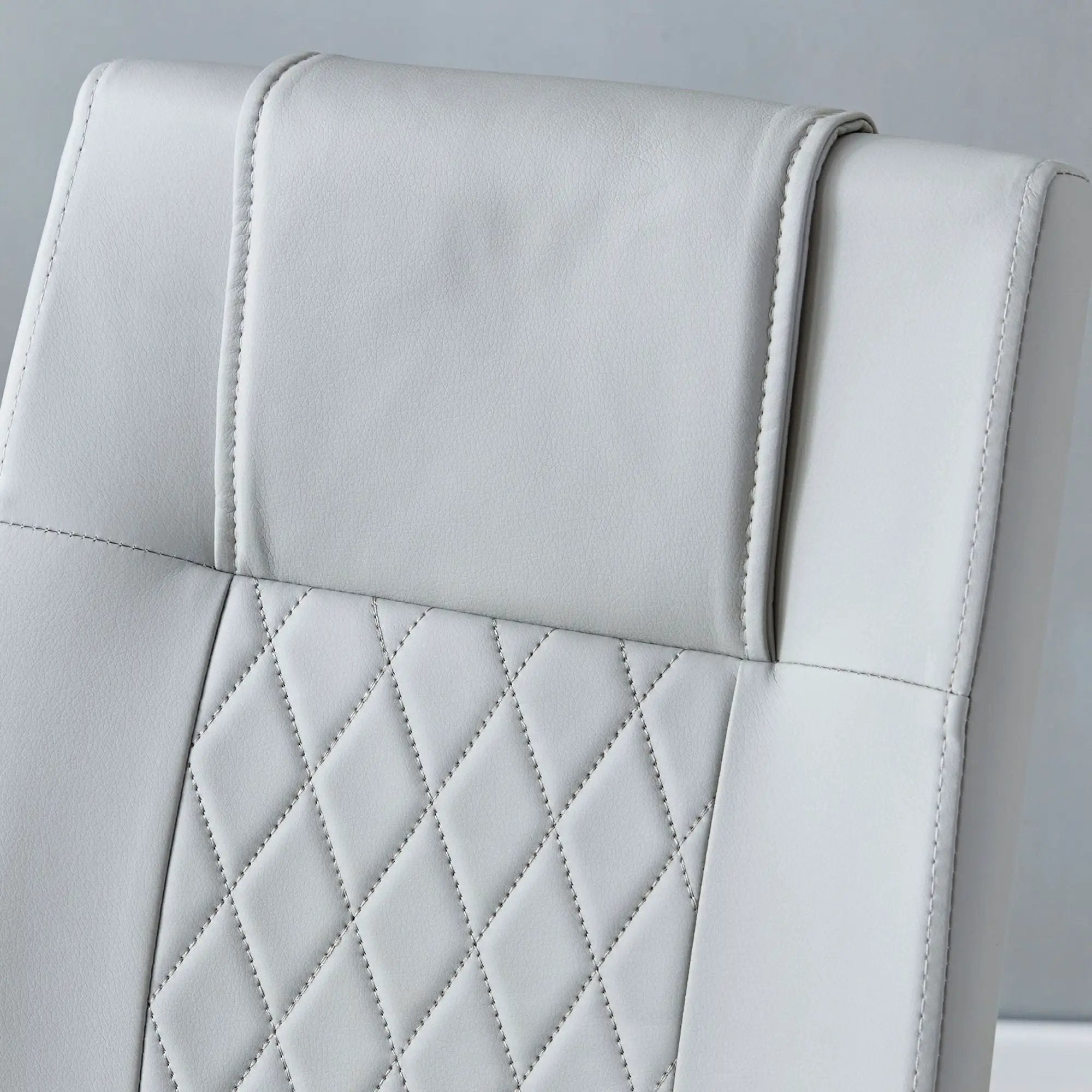 Modern Dining Chairs With Padded Seat, Metal Legs by Unique Piece Furniture
