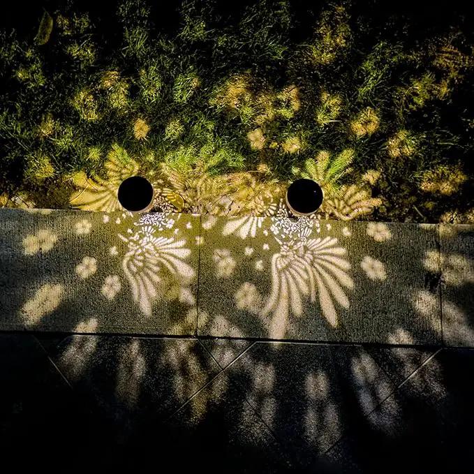 2-Pack Hummingbird Outdoor Solar Pathway Lights, Metal Garden Path Decorations, Waterproof Landscape Lighting for Yard, Lawn, Walkway – Gifts for Women, Mom, Grandma by GreenHaven Gardens