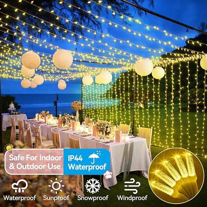 Heceltt 1140 LED 449 FT String Lights Outdoor, 8 Modes Warm White Christmas Lights Plug in, IP44 Waterproof Led String Lights with Timer and Memory for Xmas Yard Party Garden Decorations by GreenHaven Gardens