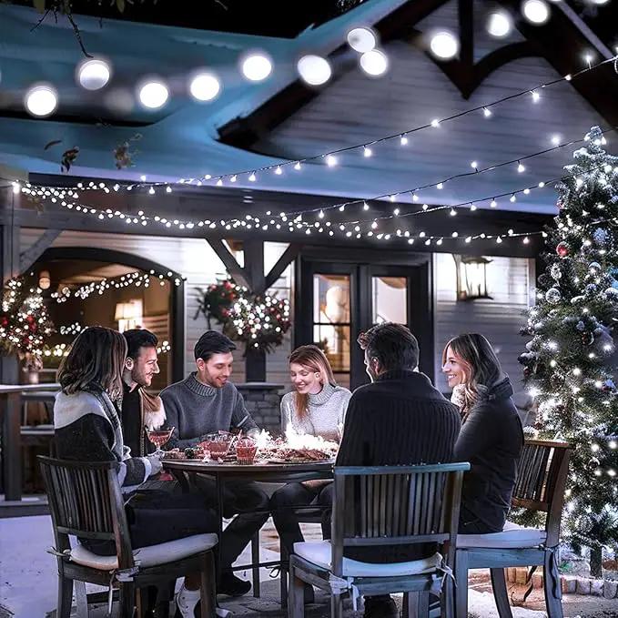 JMEXSUSS 800 LED White Christmas Lights Outdoor, 272ft 8 Modes Christmas Tree Lights Green Wire, Waterproof Led Christmas String Lights for Outside Indoor Xmas Party Tree Decor by GreenHaven Gardens