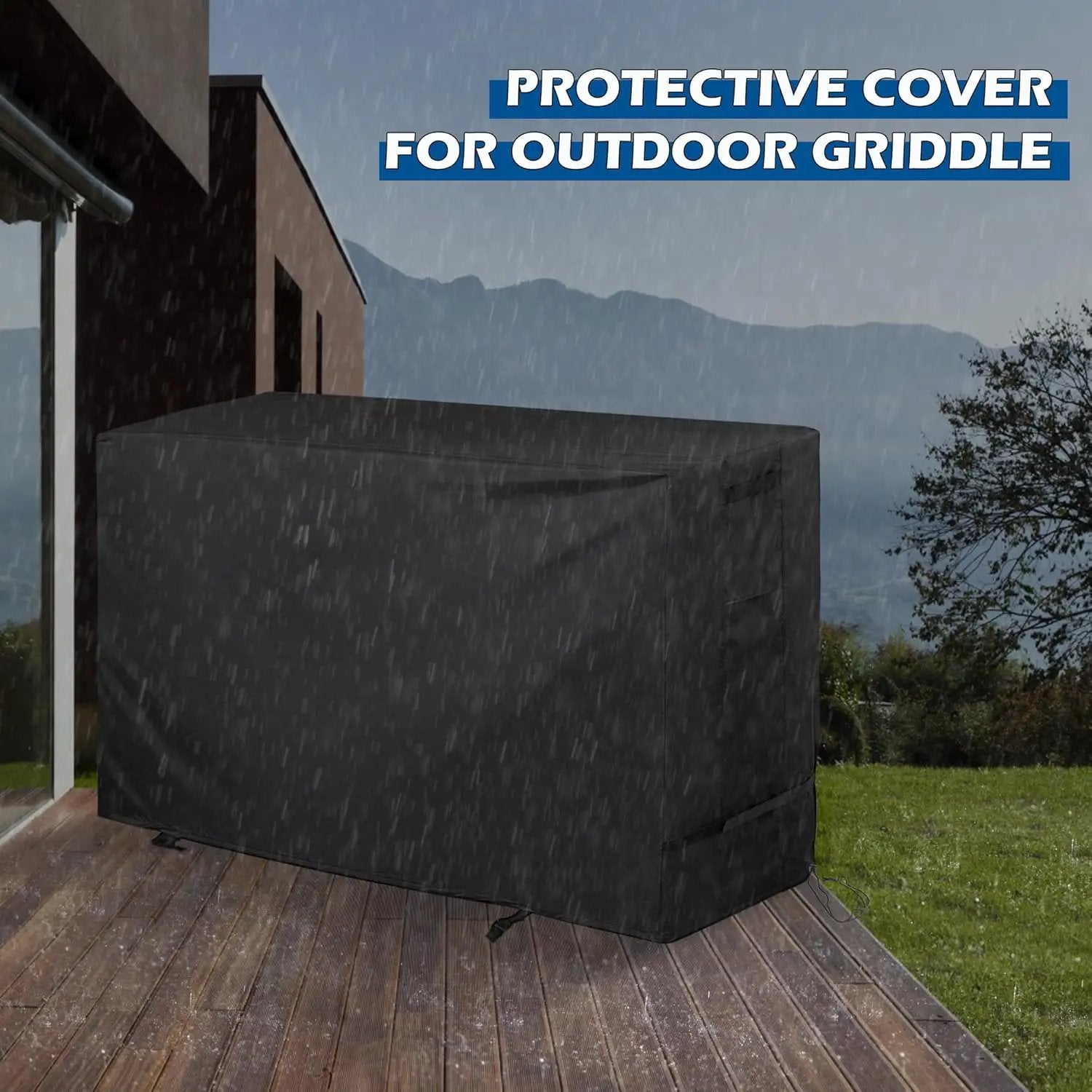 Griddle Cover for Blackstone 1819 Griddle and Charcoal Combo, Grill Cover for Blackstone 17" Propane Griddle and Charcoal Grill Combo-Protective and Waterproof by GreenHaven Gardens