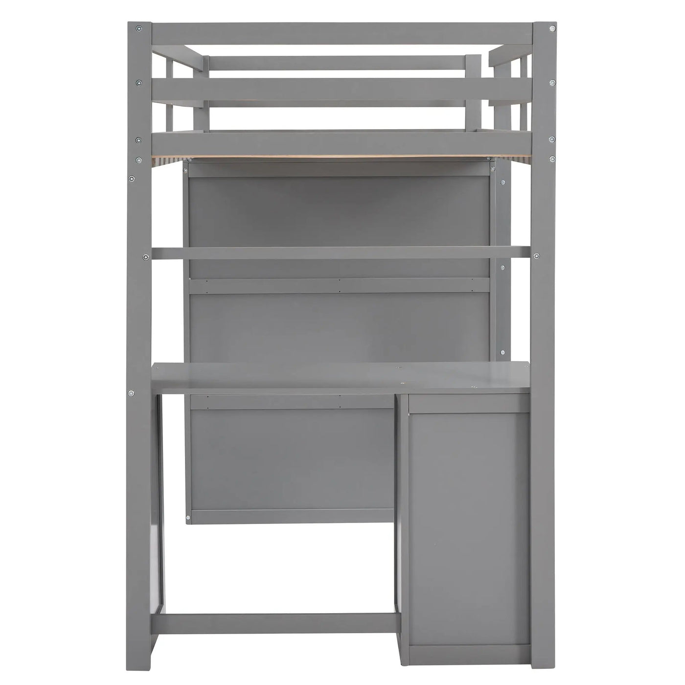 Loft Bed With Drawers, Desk, And Wardrobe by HouseOfZazla