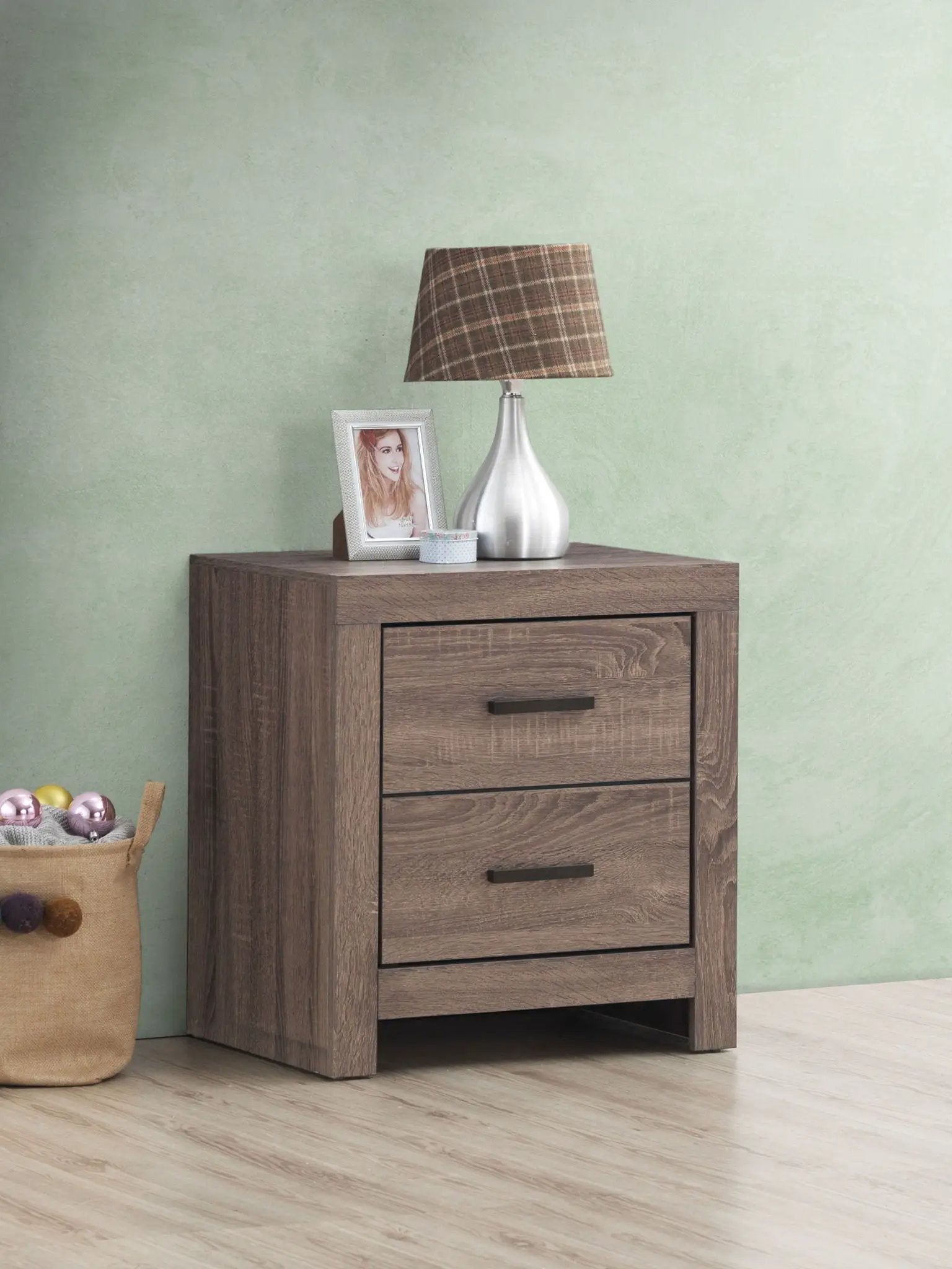 Brantford 2-drawer Nightstand Barrel Oak by Unique Piece Furniture