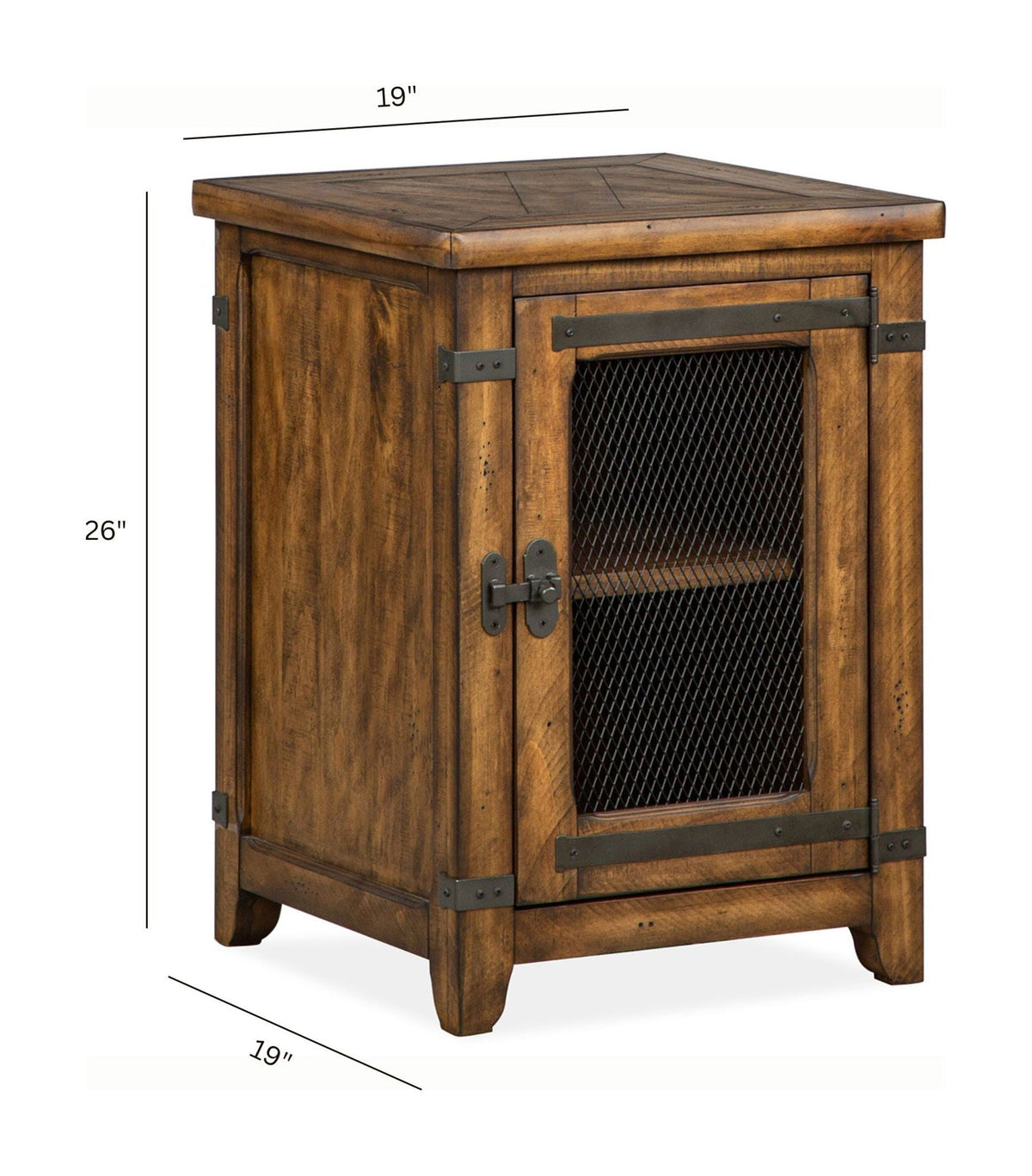 Chesterfield - Chairside End Table - Farmhouse Timber, photo 3 of 7