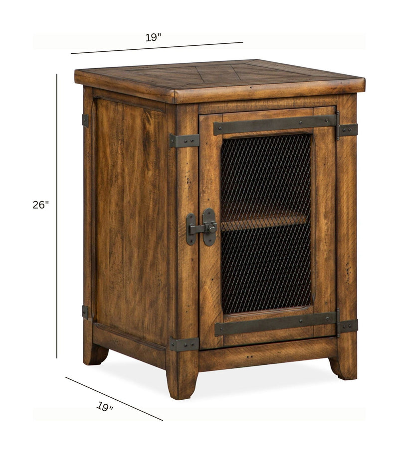 Chesterfield - Chairside End Table - Farmhouse Timber, photo 3 of 7
