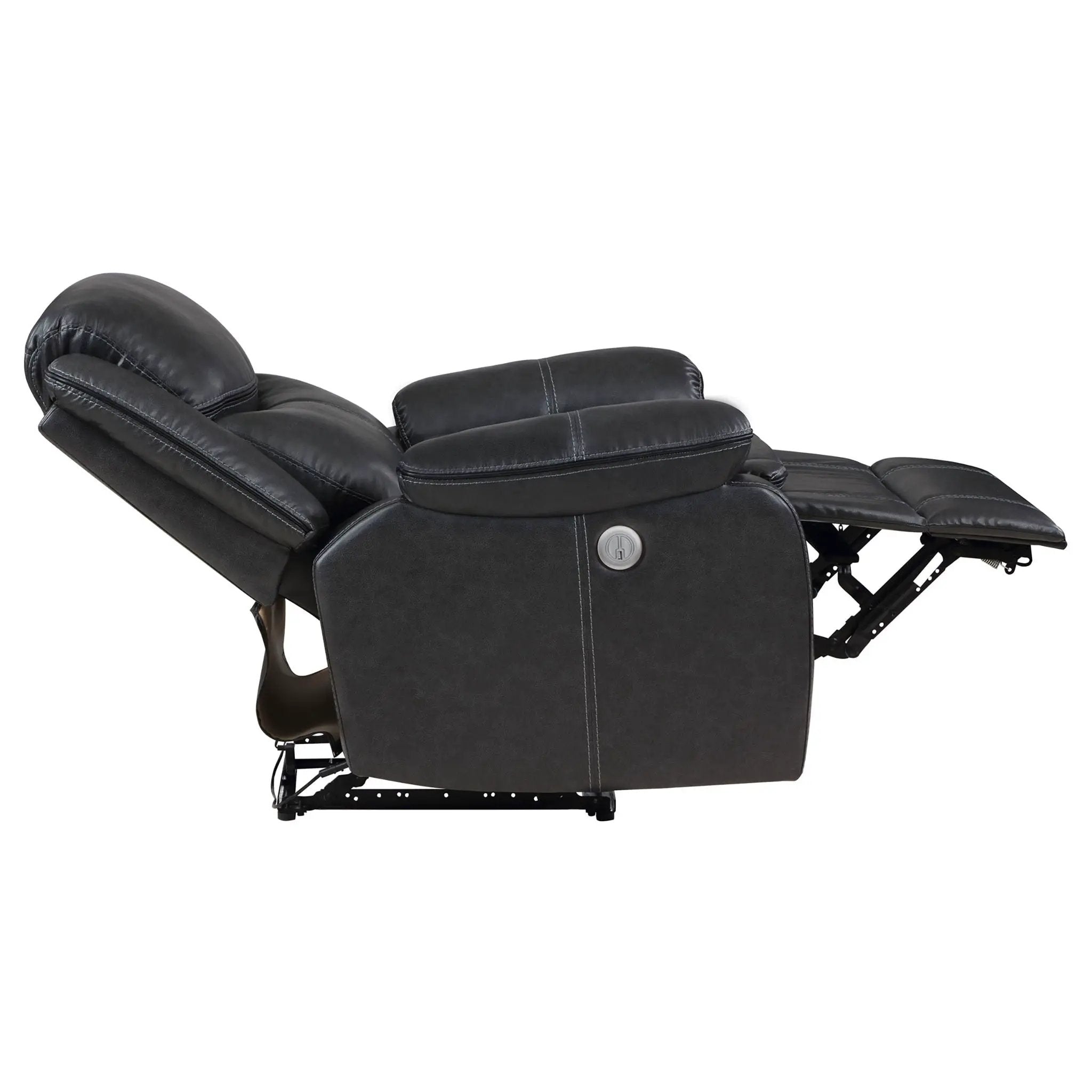 Sycamore Upholstered Power Recliner Chair Dark Grey by Unique Piece Furniture