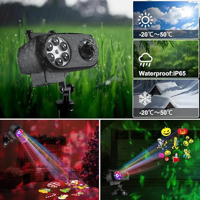 LED Projector Lights, Easter Decor Outdoor&Indoor Rotatable Lamp, Halloween Christmas Projector with 10 Themes, Waterproof Landscape Decorative Lighting Garden Party New Year Xmas by GreenHaven Gardens