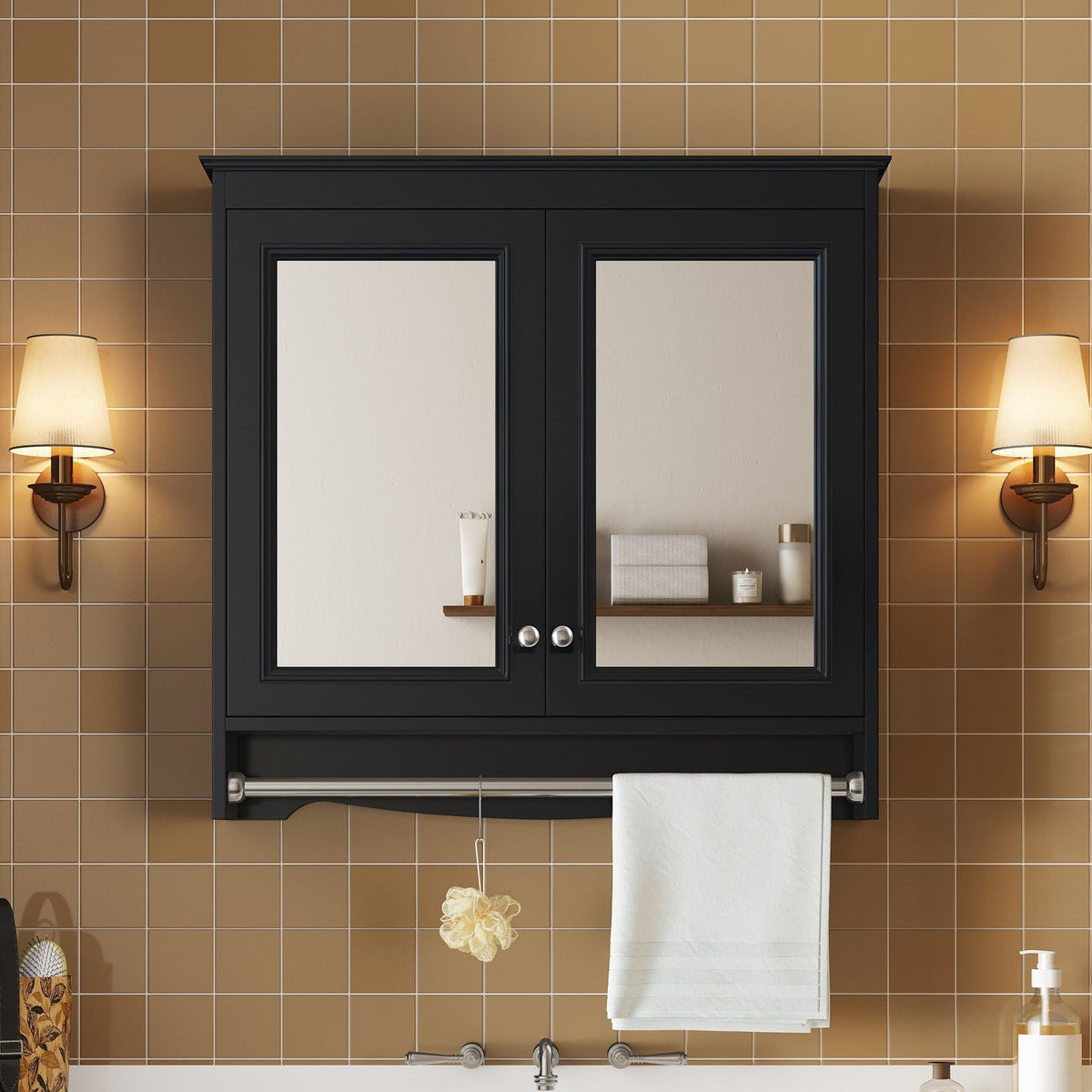 Modern Wall-Mounted Mirror Cabinet, photo 18 of 28