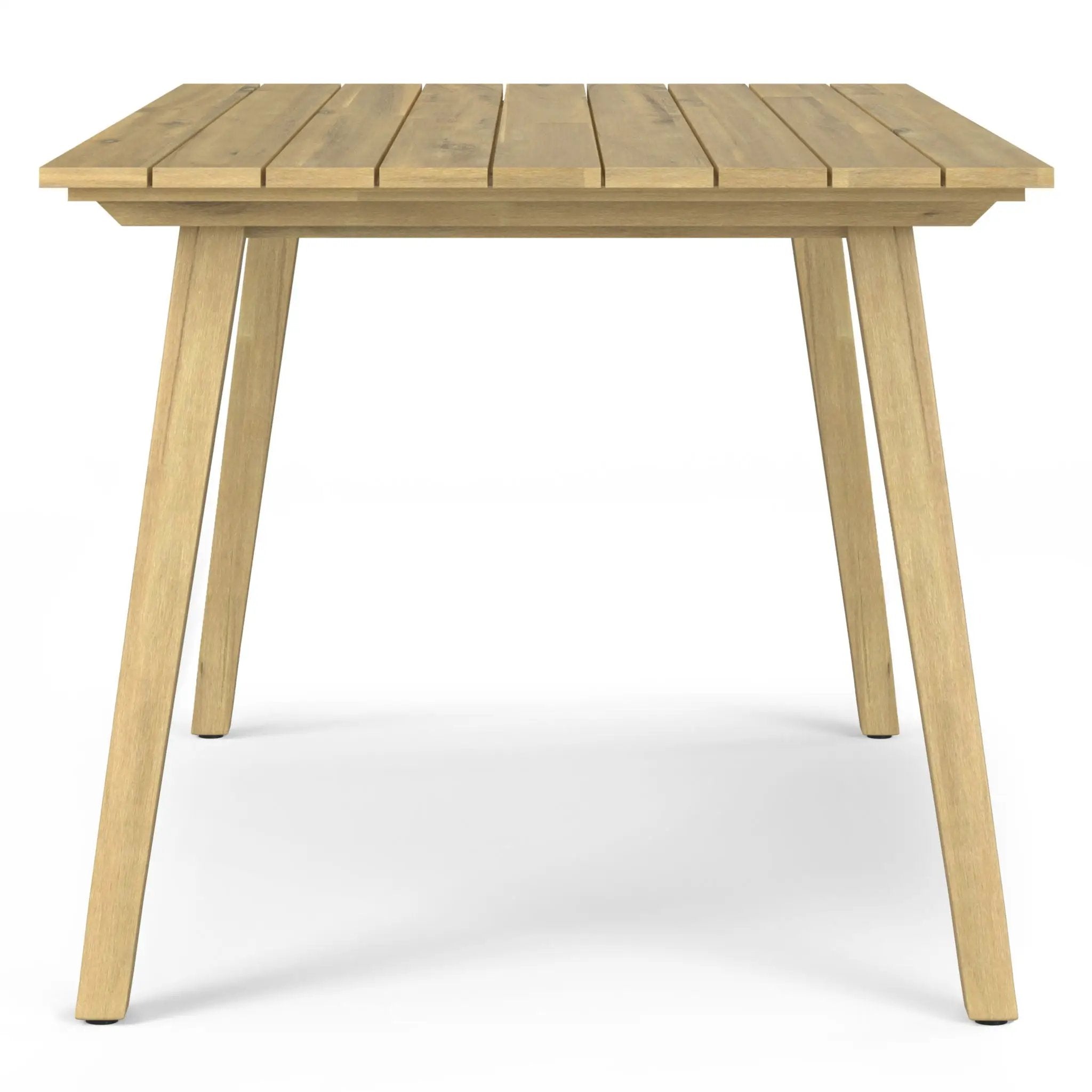 Kona - Outdoor Dining Table - Light Teak by HouseOfZazla