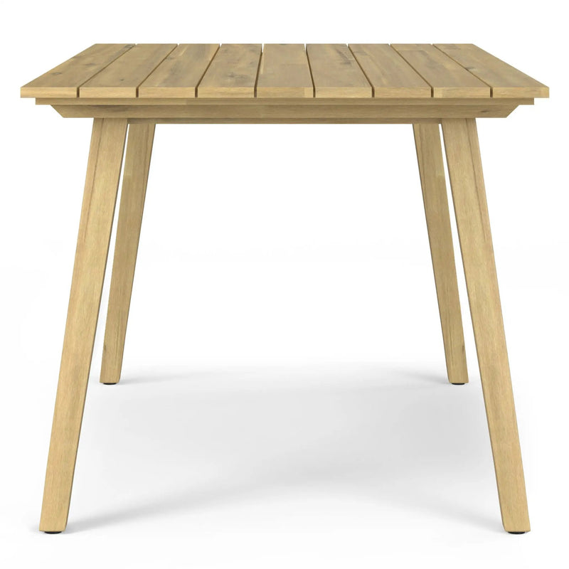 Kona - Outdoor Dining Table - Light Teak by HouseOfZazla