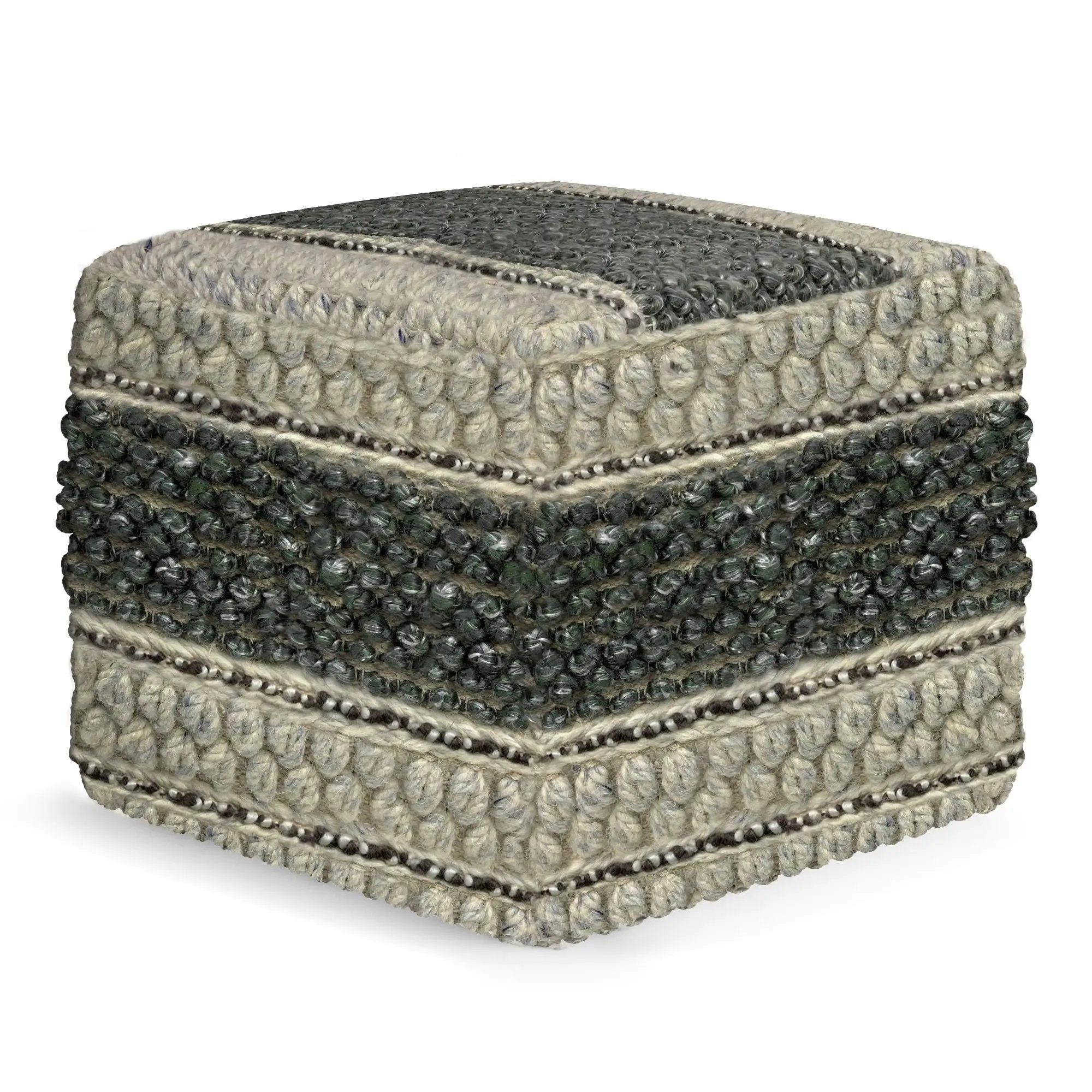 Grady - Handcrafted Square Pouf by Unique Piece Furniture
