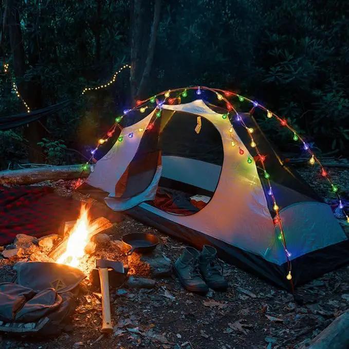 98.4ft 300LED Globe String Lights Outdoor,Crystal Fairy Light IP44 Waterproof Outdoor Hanging Decorative Lights for Home Tent Patio Garden Party Wedding Decor by GreenHaven Gardens
