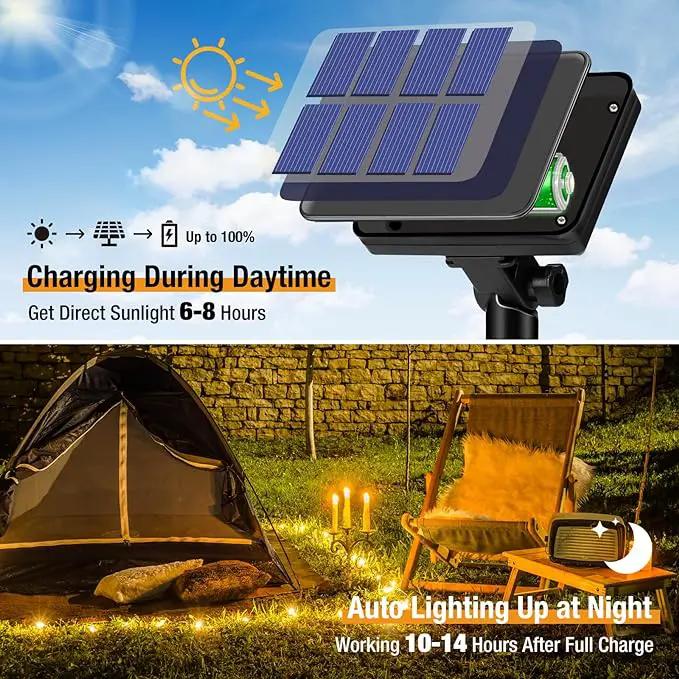 8 Pack Solar String Lights Outdoor, Total 640LED 264FT Solar Fairy Lights Outdoor Waterproof 8 Modes Copper Wire Solar Twinkle Lights for Outside Garden Patio Tree Christmas Wedding Party Decor by GreenHaven Gardens