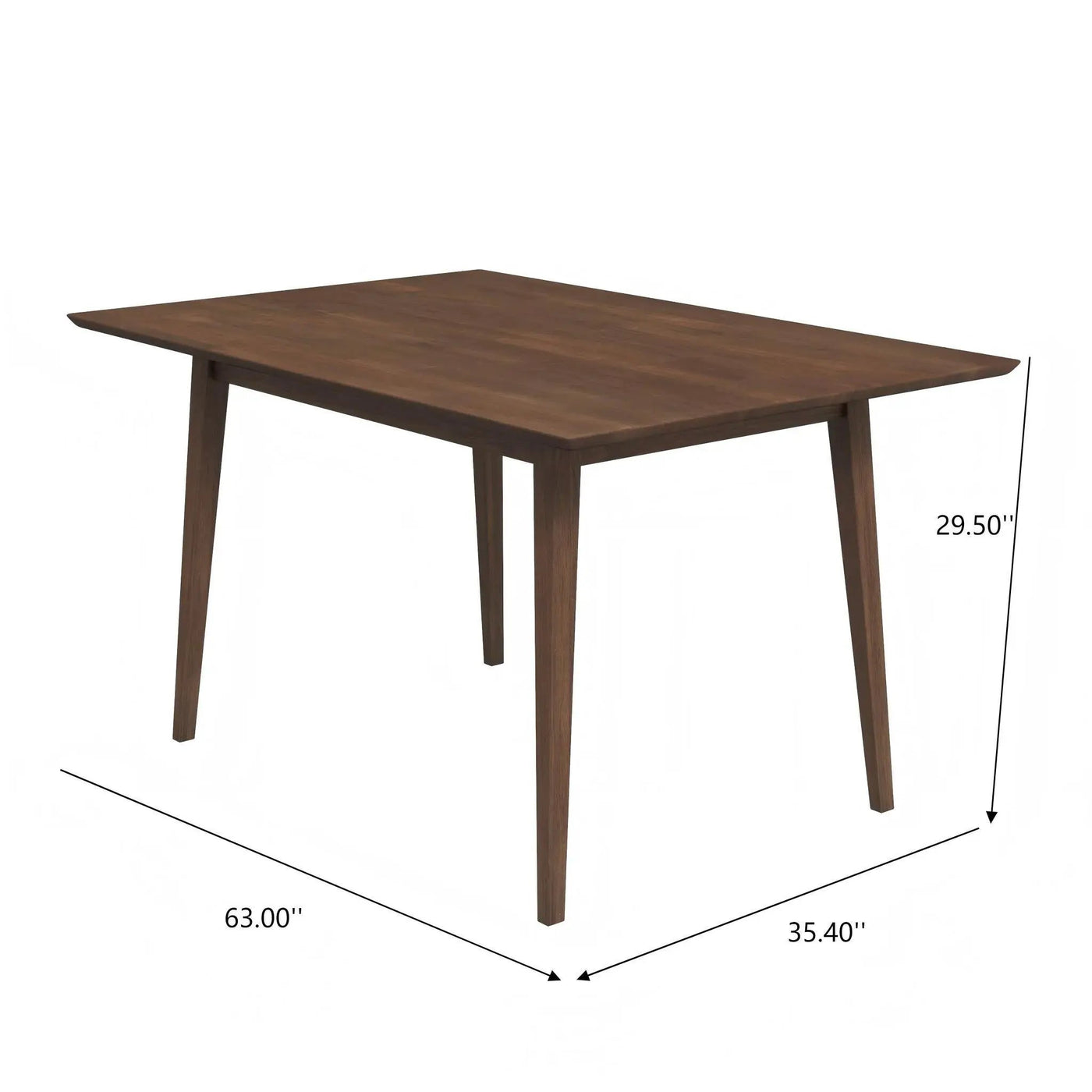 Mary - Modern Style Rectangular Dining Kitchen Table by HouseOfZazla