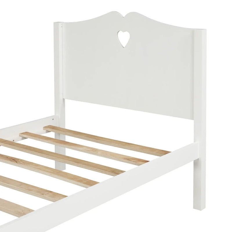 Platform Bed With Slat Support And Headboard And Footboard by HouseOfZazla