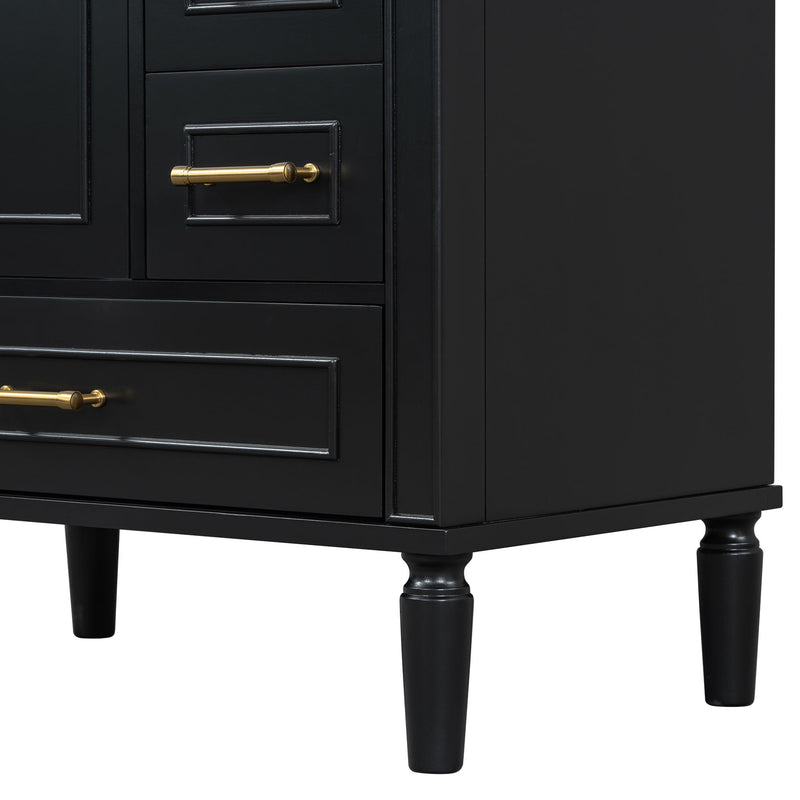 Traditional Bathroom Vanity Set With Soft Close Doors