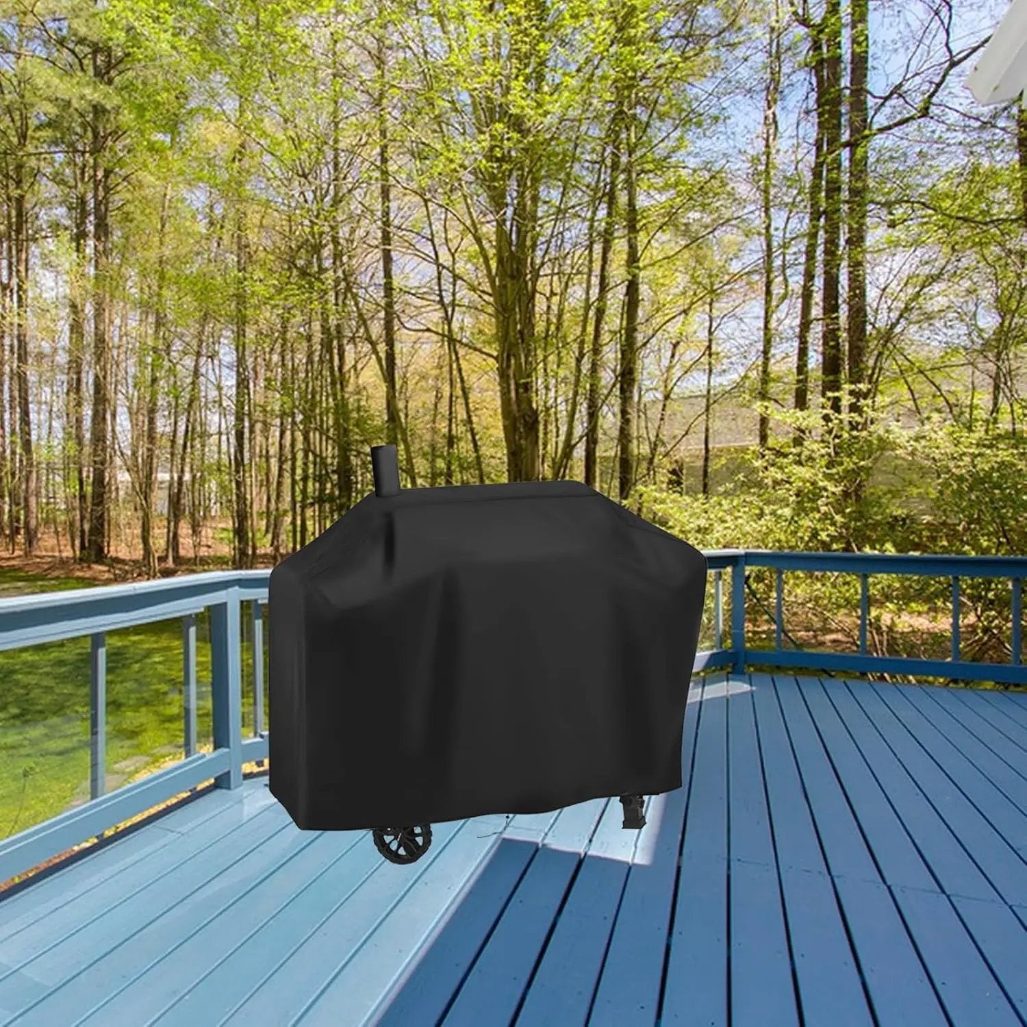 Grill Griddle Cover for Royal Gourmet 24-Inch Charcoal Grill CD1824EH-SC, Portable Gas BBQ Covers, Waterproof Outdoor Propane Grills Cover-22 D x 49" W x 41" H by GreenHaven Gardens