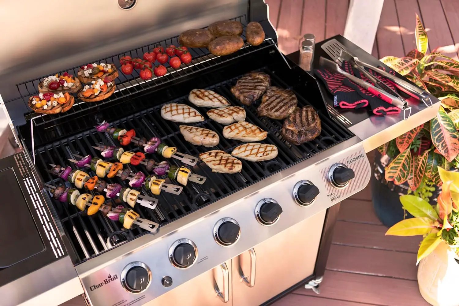 Char-Broil Stainless Steel Skewers by GreenHaven Gardens