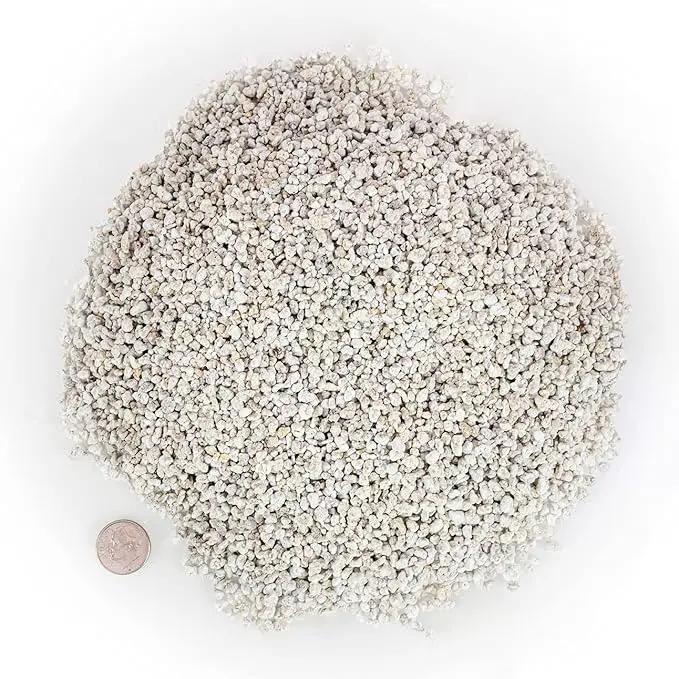 Organic Perlite - Medium/Fine Grade (1 Quart Bag) Horticultural Soil Amendment for Indoor & Outdoor Container Plants for Drainage Management and Enhanced Growth by GreenHaven Gardens