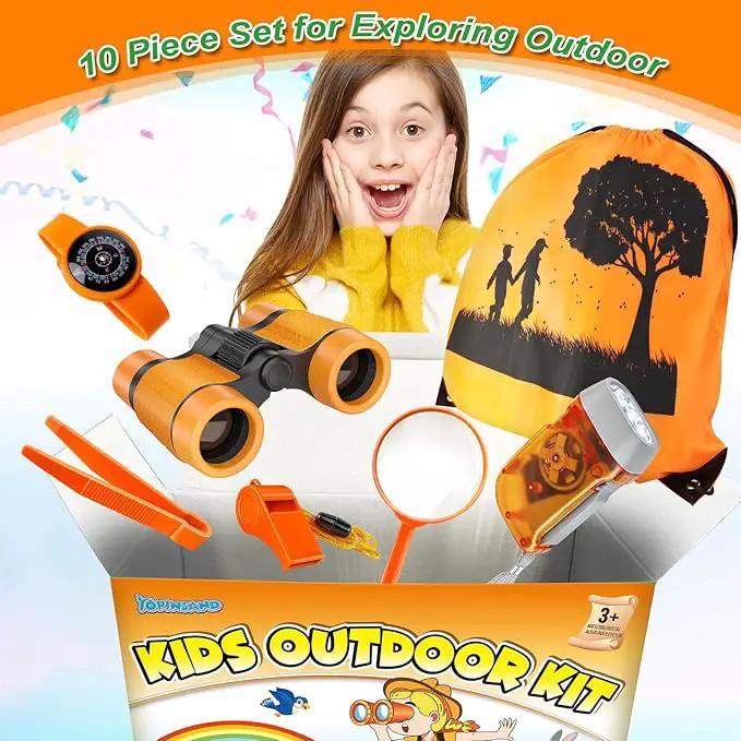 Kids Explorer Kit & Bug Catcher Kit, Camping Gear for Kids, Outdoor Exploration Set with Backpack & Binoculars, Ideal Outdoor Adventure Toys for Boys Girls 3-12 by GreenHaven Gardens