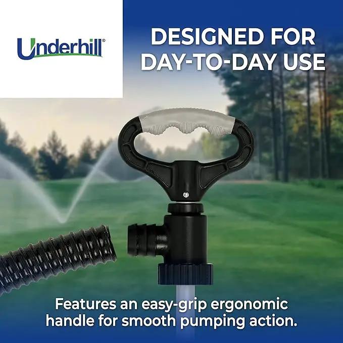 Underhill Big Gulp Pro Siphon Suction Water Pump 36 Inch Length with 72 Inch Outlet Hose, For Fluid Transfer, Water Removal, A-G3672CK by GreenHaven Gardens