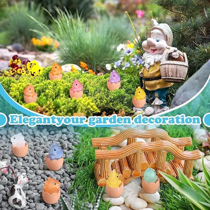 Libima 100 Pcs Mini Resin Luminous Dinosaur Figures Glow in The Dark Dinosaur Miniatures Resin Tiny Animal Figurines for Fairy Landscape Garden Aquarium Dollhouse Decor by GreenHaven Gardens