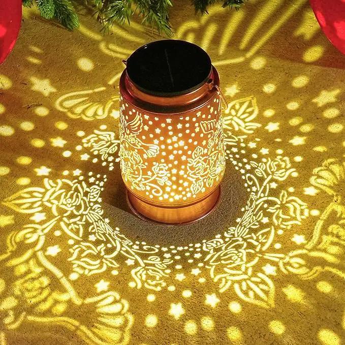 Hummingbird Solar Lanterns Outdoor Waterproof Large Metal Hanging Lantern with 2000mAh Battery, Solar-Powered Garden Lights Decor for Yard, Patio, Backyard - Birthday Gift for Women, Mom, Grandma by GreenHaven Gardens