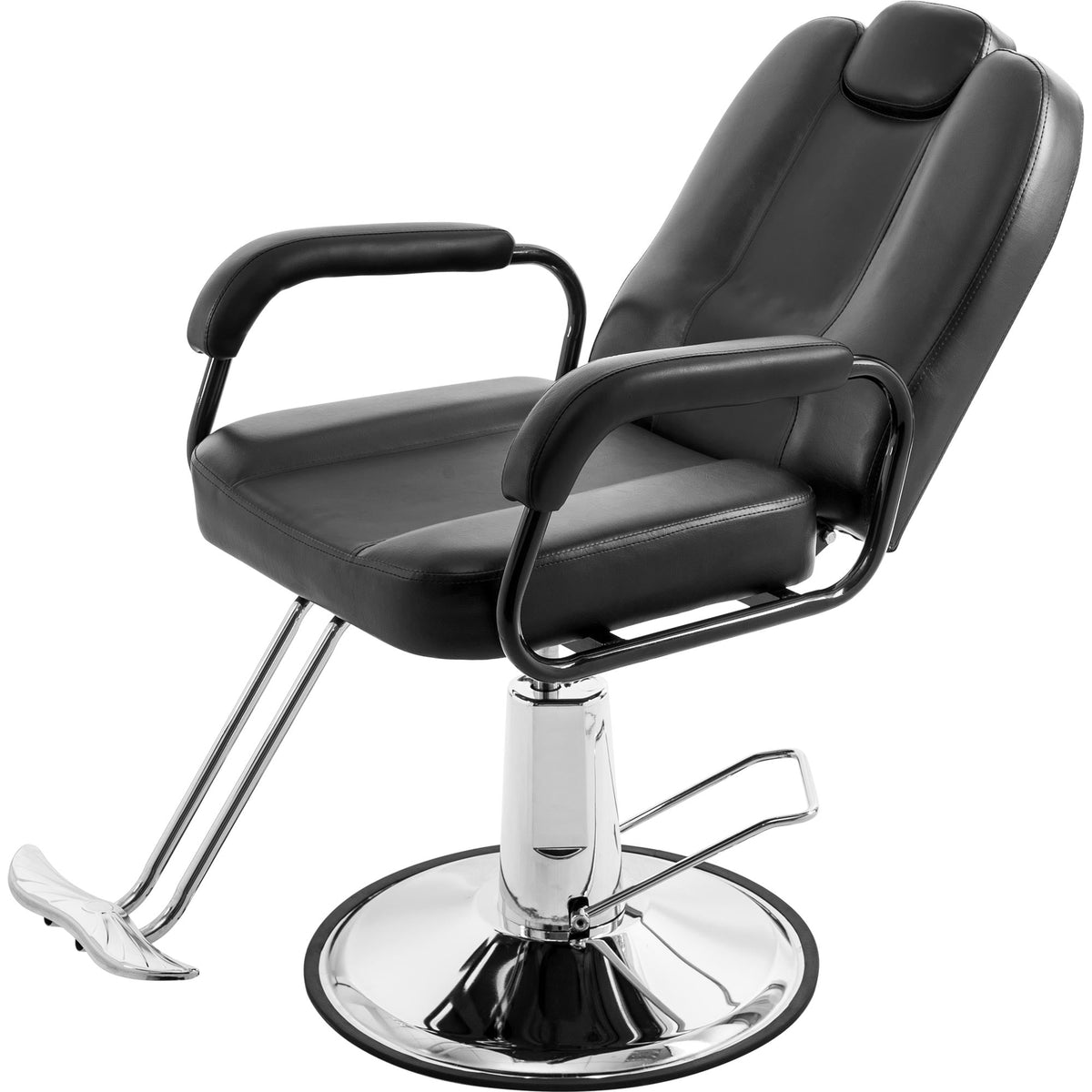 Heavy-Duty Barber Chair with Steel Frame - Black, photo 3 of 7