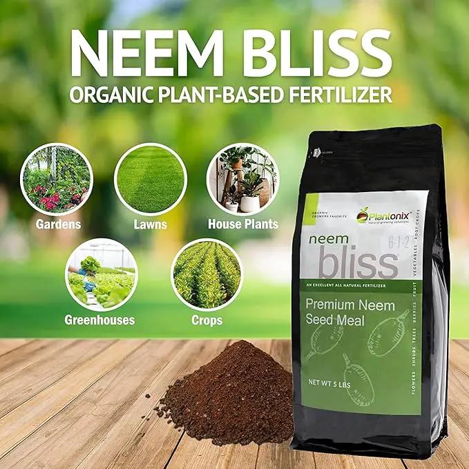 Coco Bliss Coco Coir + Organic Perlite + Worm Castings + Neem Meal Fertilizer + Kelp Meal Fertilizer + Organic Biochar for Plants - Potting Soil & Fertilizer Mix for Plants - Organic Gardening Bundle by GreenHaven Gardens