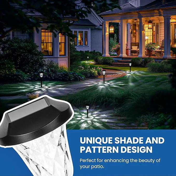 GIGALUMI Solar Outdoor Lights,Solar Lights Outdoor Waterproof 12 Pack,Cool White Solar Pathway Lights for Outside,Outdoor Lights Solar Powered Garden Decoration for Pathway,Patio,Lawn,Yard by GreenHaven Gardens