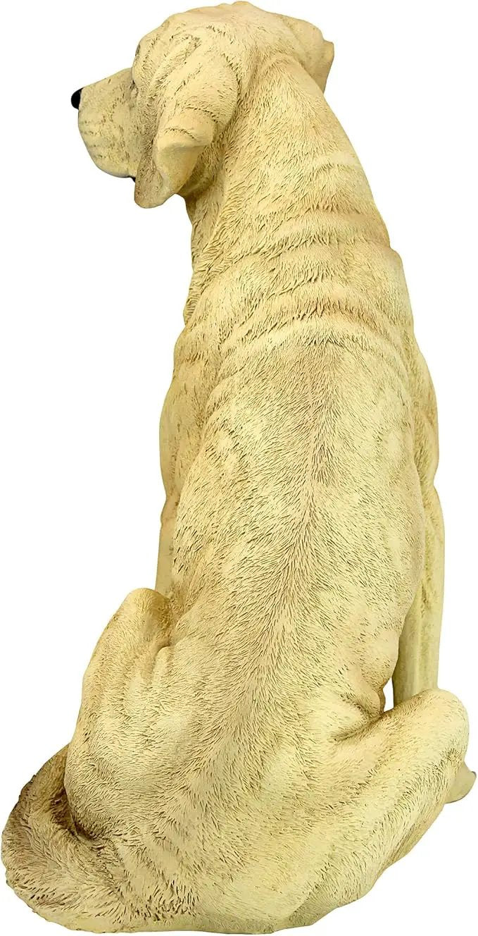 Design Toscano Golden Labrador Retriever Dog Garden Statue, 15 Inch, Full Color by GreenHaven Gardens