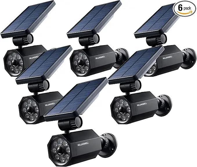 Bell+Howell Bionic Spotlight Motion Solar Spot Lights Outdoor Waterproof, Solar Landscape Lights, Outdoor Solar Yard Lights Weather Resistant, Super Bright LED Lights, for Garden, Lawn As Seen On TV by GreenHaven Gardens