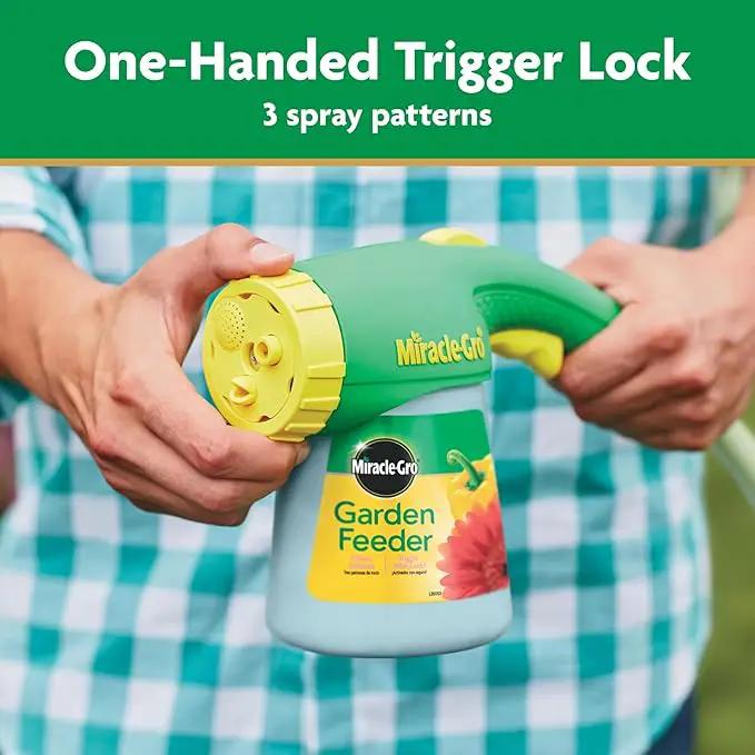 Miracle-Gro Garden Feeder with Water Soluble All Purpose Plant Food, Hose-end Feeder for Outdoor Plants, 1 lb. by GreenHaven Gardens