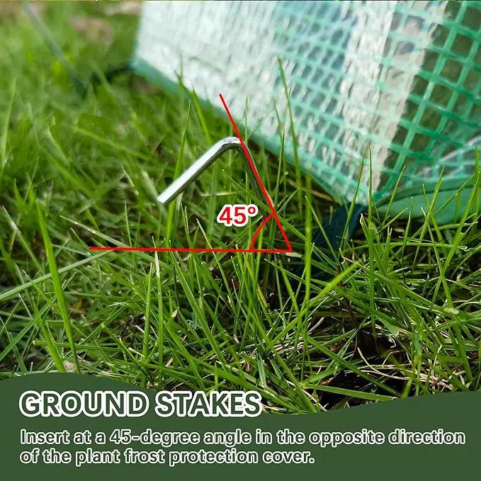 47.2" *14.6" *13.4" Foldable Garden Row Accelerator Plants Cover for Raised Garden Bed, Mini Greenhouse Cover with Two Air Hole and Breathable Mesh, Frost Cover for Plant Vegetable Seedling Protector by GreenHaven Gardens