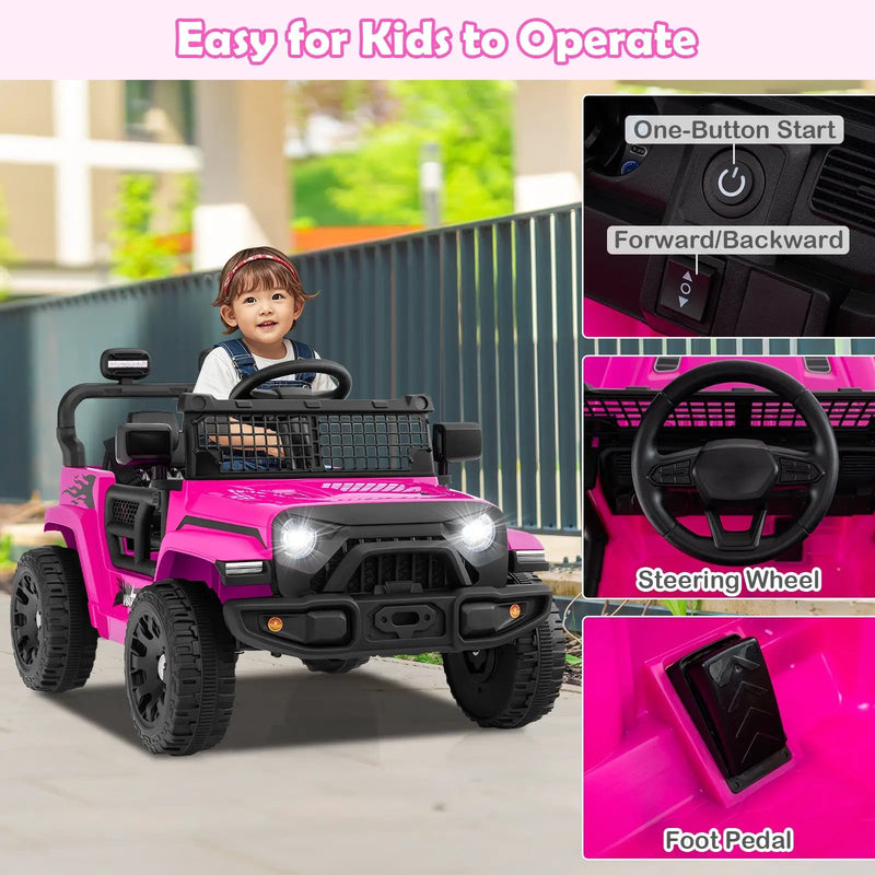 12V Kids Ride on Truck Car Battery Powered Electric Vehicle by DirectDeals
