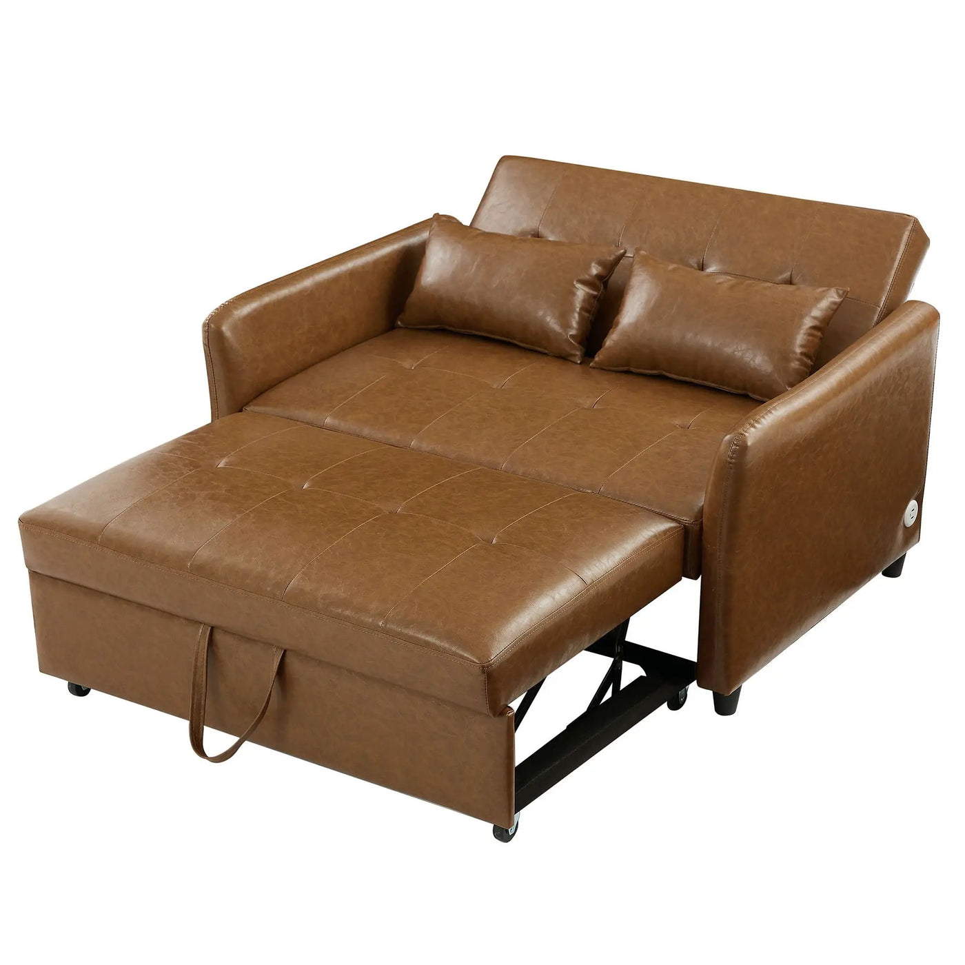Convertible Sleeper Sofa Bed With 3 USB Ports by HouseOfZazla
